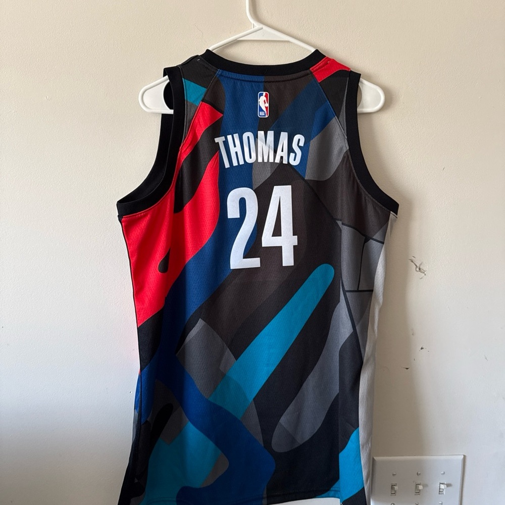 Nike Nets Jersey in Black and Blue - Picture 6 of 6